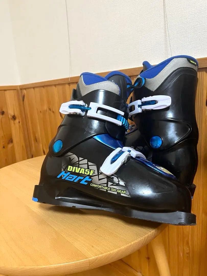 専用スキー板128cm kissmark キスマークブーツセット　25cm