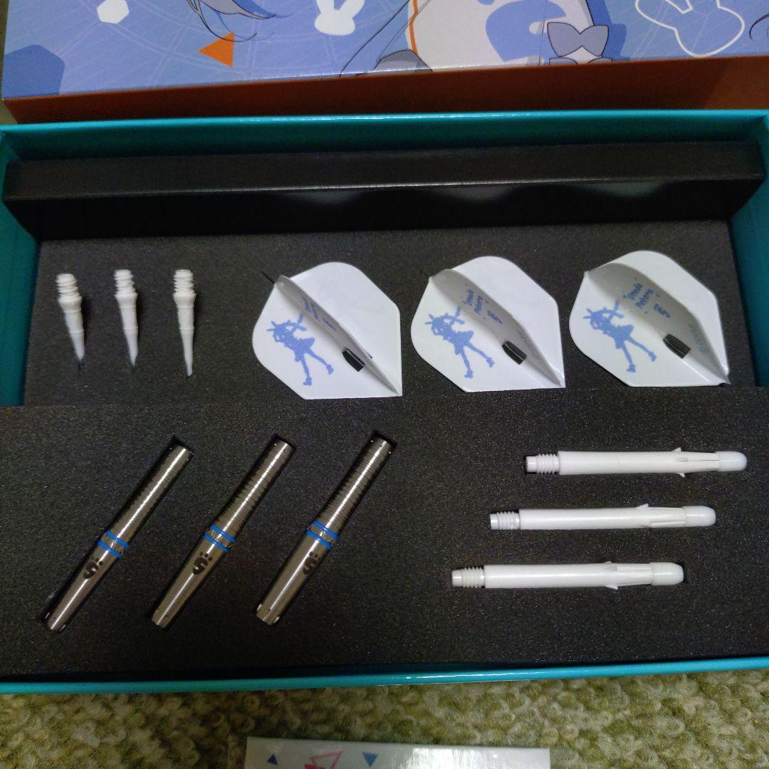 【ダーツライブカード使用済】ホロライブ ダーツセット 兎田ぺこら Ver.