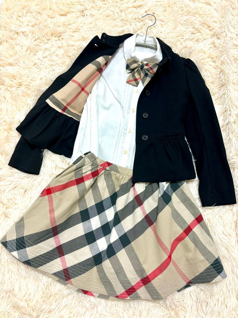 バーバリー　110cm〜120cm フォーマル4点セット