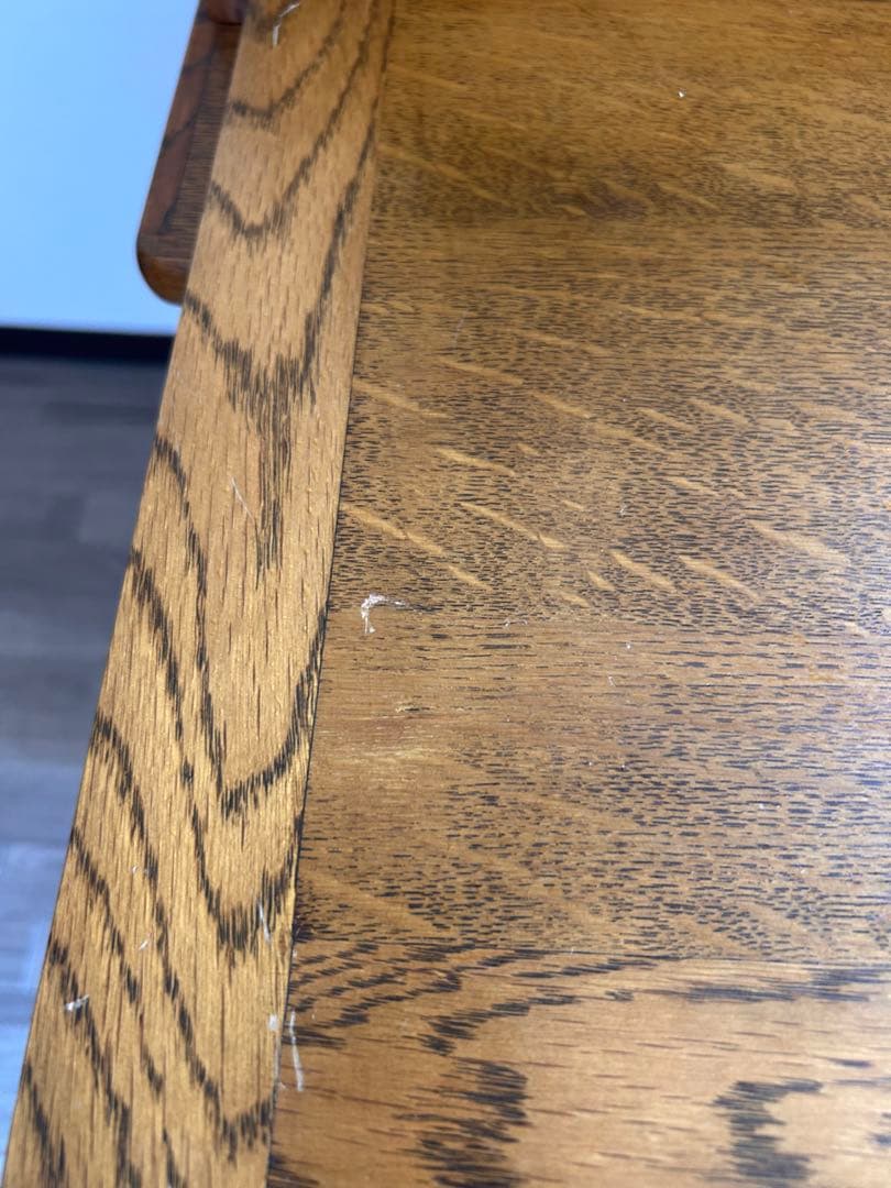 浜本工芸　木製コンパクトデスク 収納付き