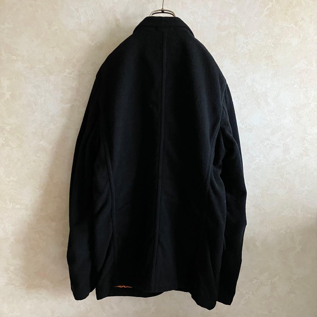 00's コムデギャルソン オム ウール中綿ジャケット 黒 L ミリタリー