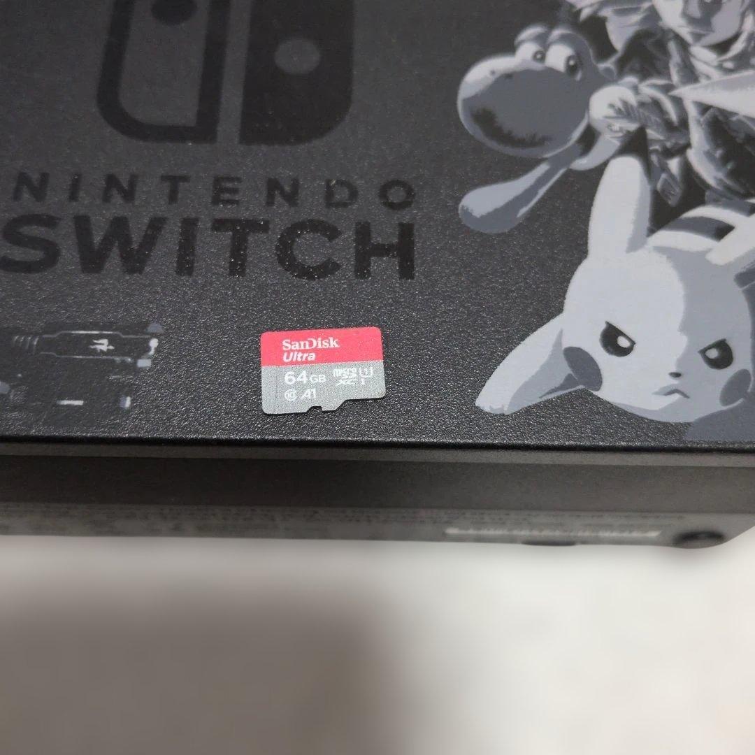 【即決価格有り】switch本体　スマブラドック　プロコン　SDカード付き