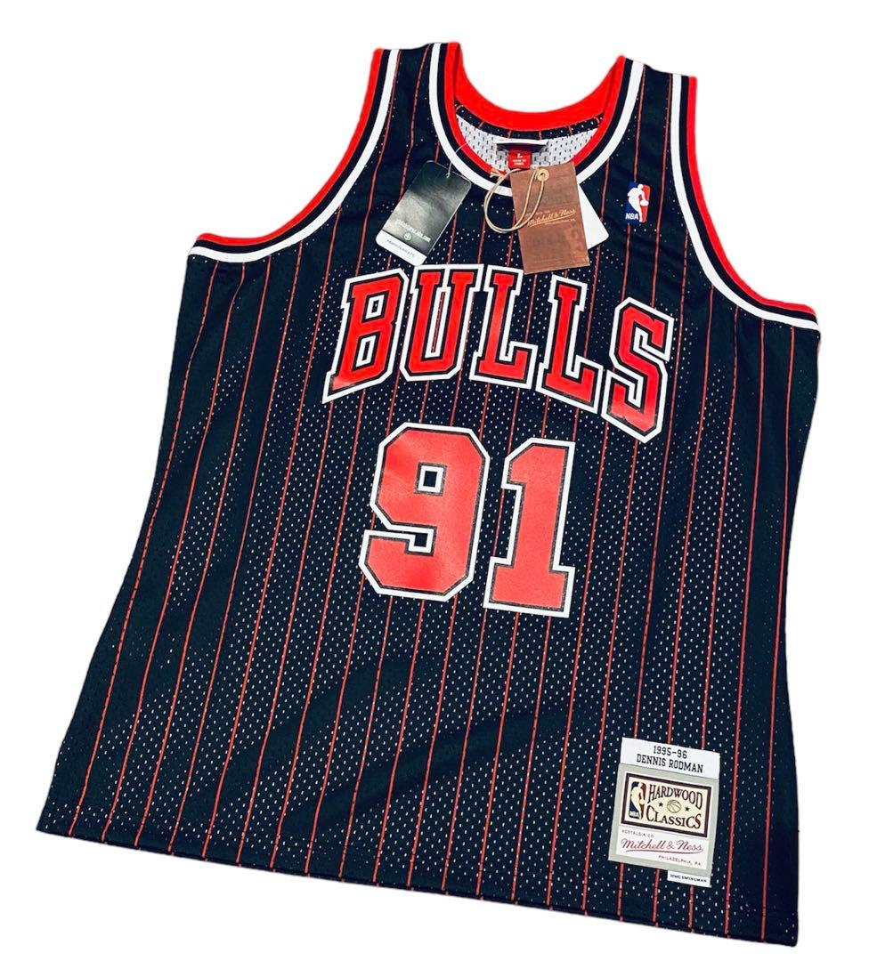 【新品】NBA BULLS RODMAN L 91 ユニフォーム タグ付き 美品