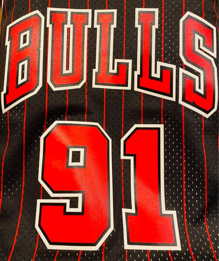 【新品】NBA BULLS RODMAN L 91 ユニフォーム タグ付き 美品