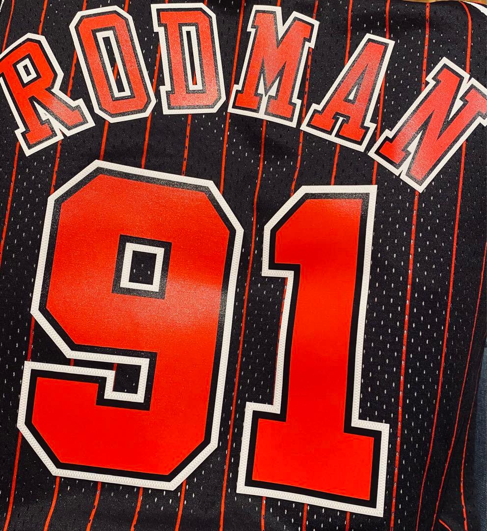 【新品】NBA BULLS RODMAN L 91 ユニフォーム タグ付き 美品