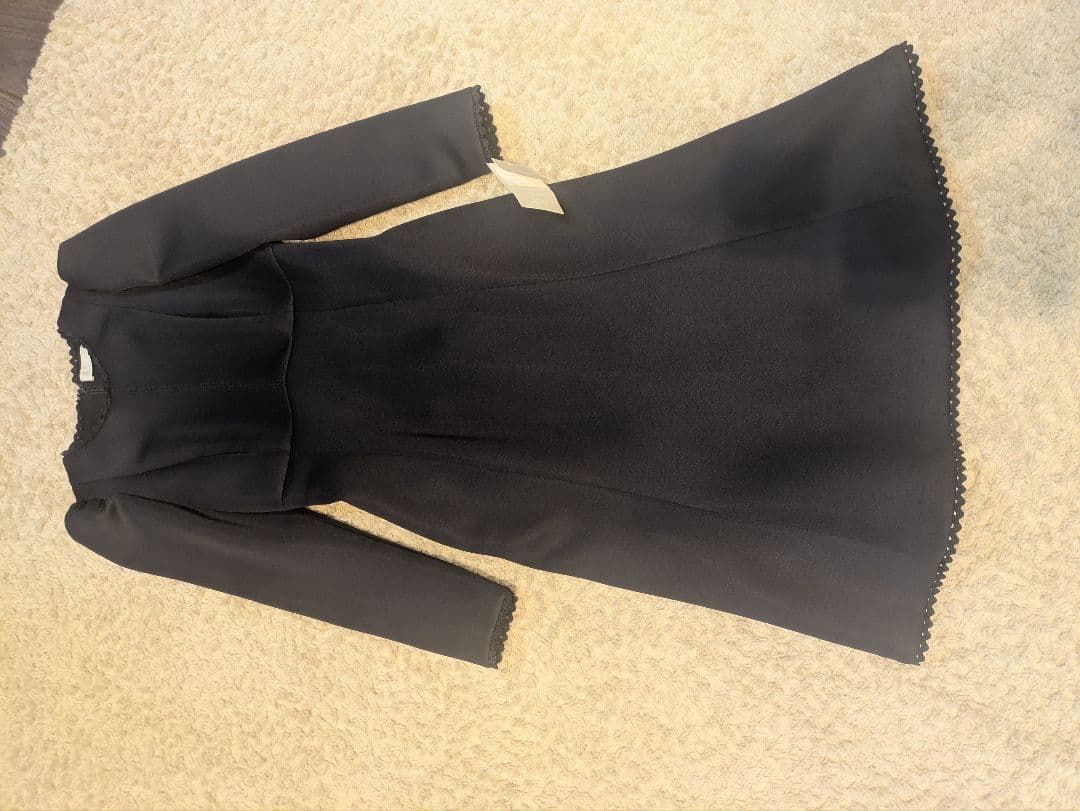 CELFORD ネイビー 長袖ワンピース タグ付き新品 36