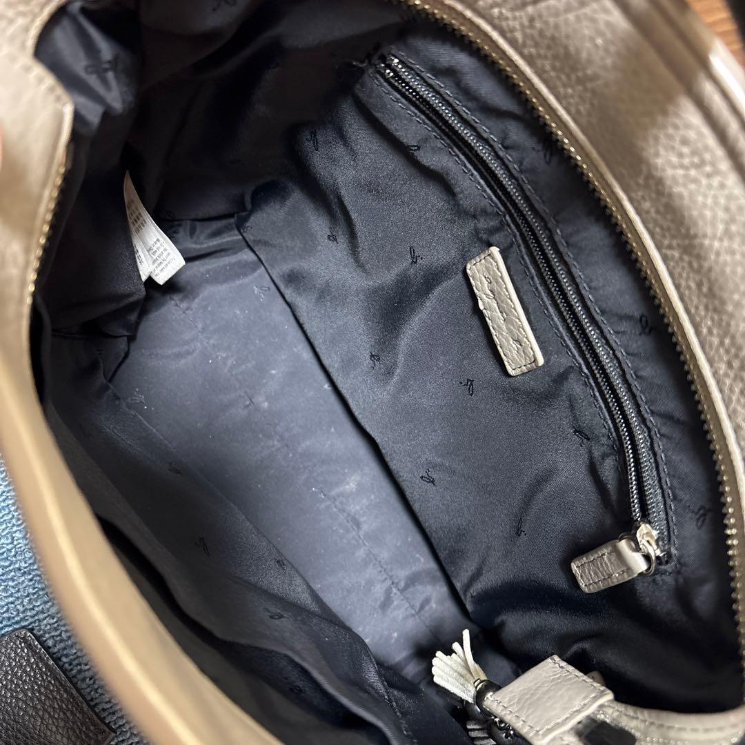 agnès b. レザー ショルダーバッグ