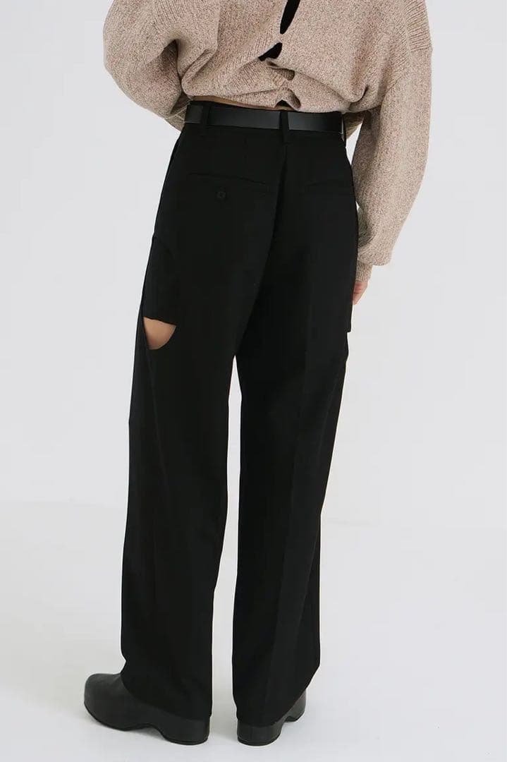 CLANEクラネSIDE CIRCLE CUT PANTSサイズ2新品送料込み