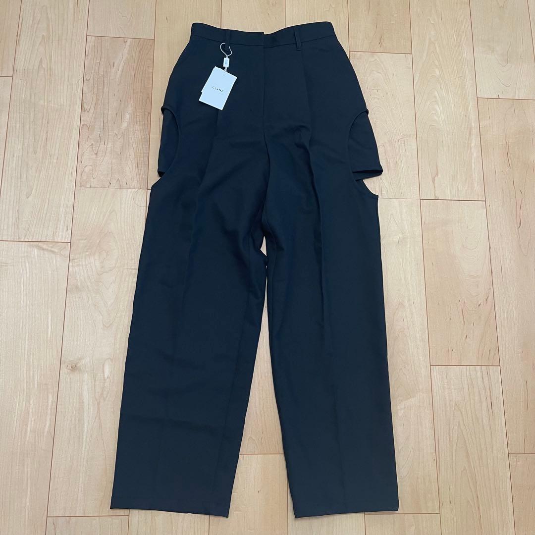 CLANEクラネSIDE CIRCLE CUT PANTSサイズ2新品送料込み