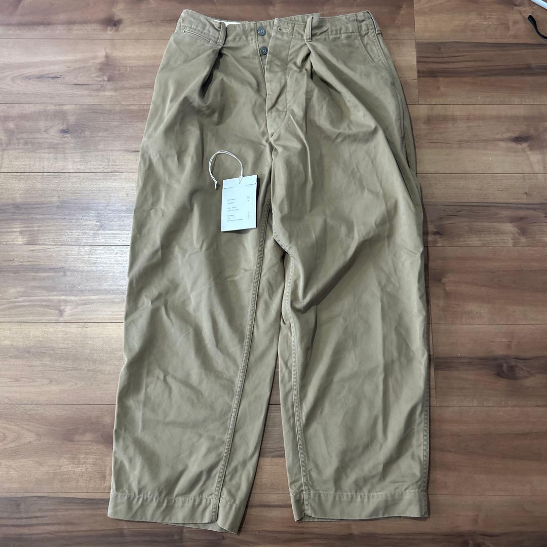 25AW NICENESS ALBARNアルバーン (チノトラウザー ) S