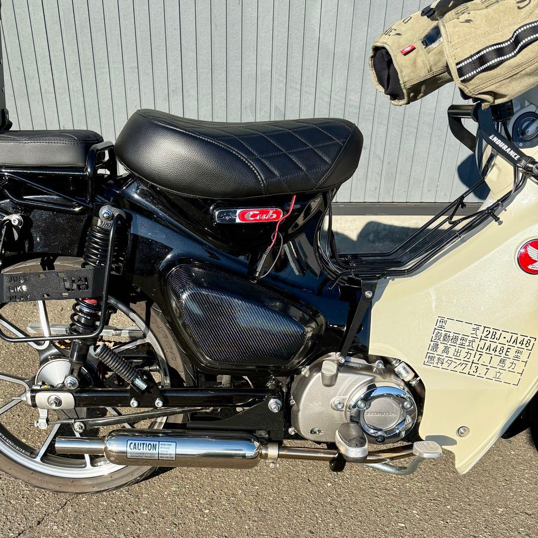 スーパーカブ　C125 JA48 TAKEGAWA キャプトンマフラー 武川