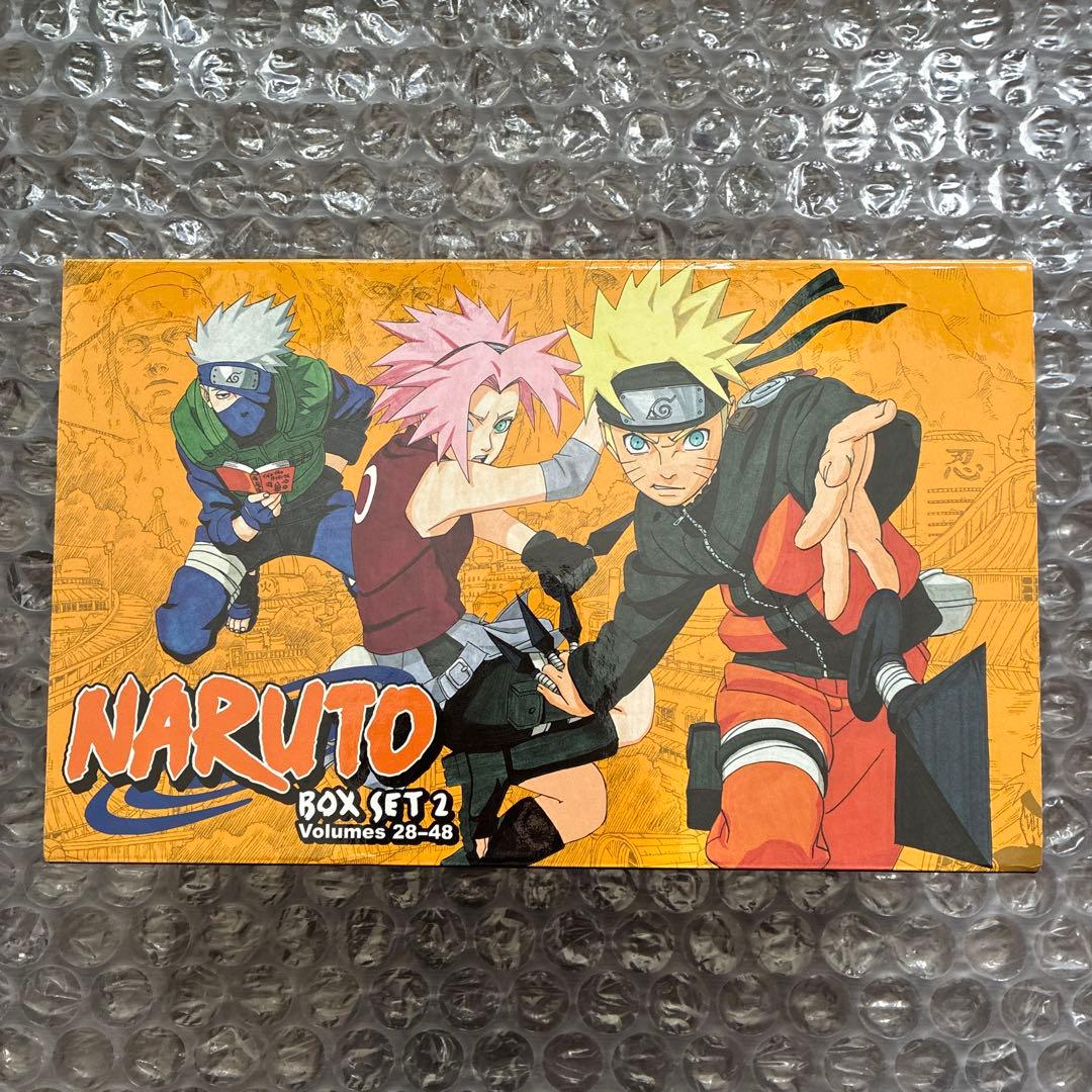 英語版　コミックス　NARUTO Box2 28〜48巻　特典付き
