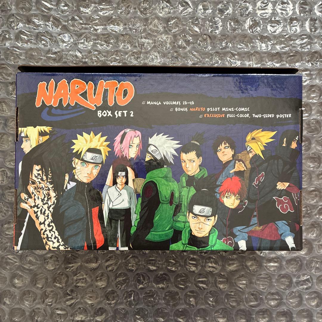英語版　コミックス　NARUTO Box2 28〜48巻　特典付き