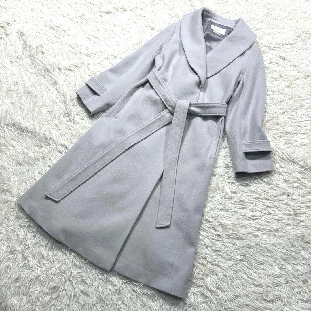 プロポーションボディドレッシング　ウールガウンコート　ダスティグリーン　PS