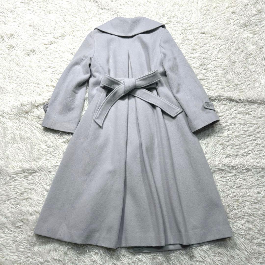 プロポーションボディドレッシング　ウールガウンコート　ダスティグリーン　PS