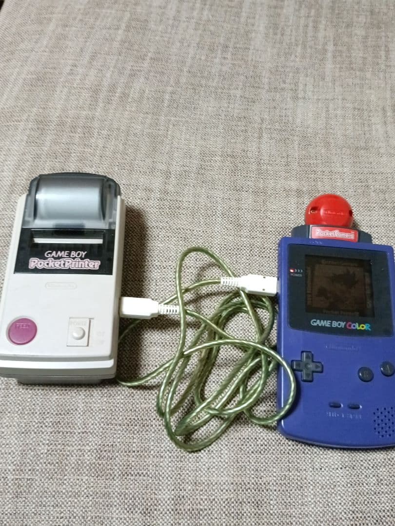動作確認済　ゲームボーイ　プリンター　＆　ケーブル　おまけ付き
