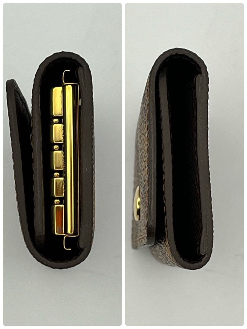 【美品】ルイヴィトン ダミエ ミュルティクレ4キーケース