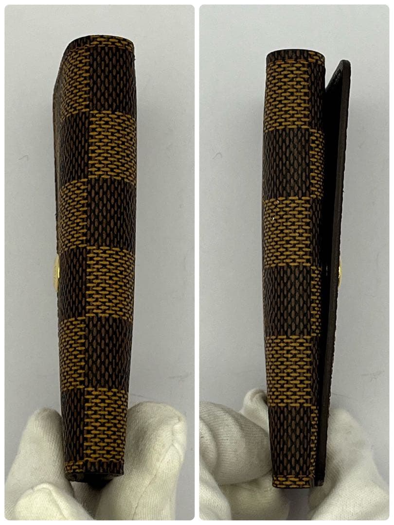 【美品】ルイヴィトン ダミエ ミュルティクレ4キーケース