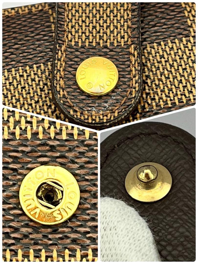 【美品】ルイヴィトン ダミエ ミュルティクレ4キーケース