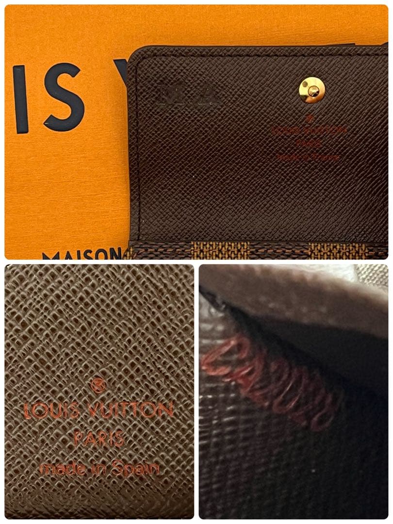 【美品】ルイヴィトン ダミエ ミュルティクレ4キーケース