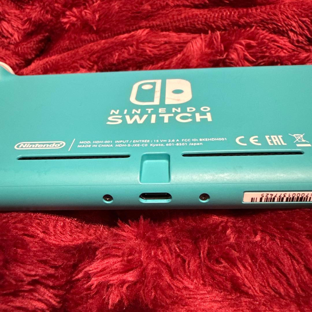 【美品】Nintendo Switch Lite ターコイズ 本体 箱・充電器