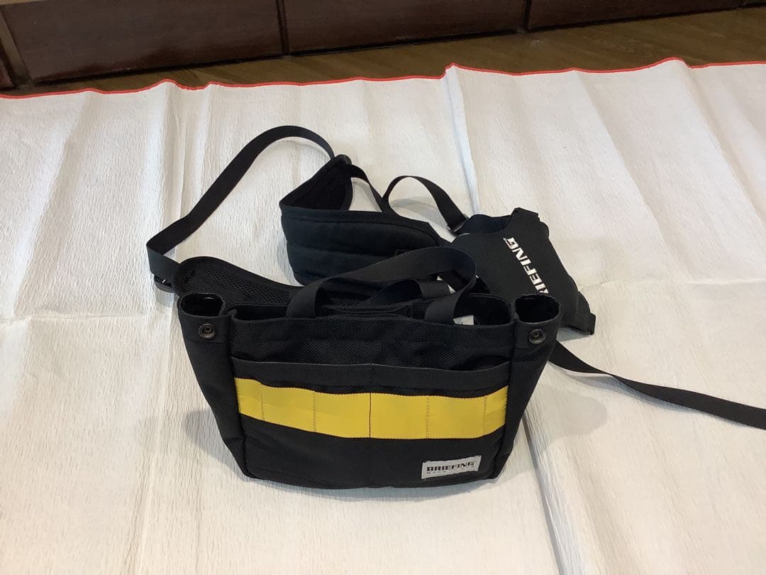 BRIEFING ゴルフバッグ ブラック/イエロー　ビームスとの限定品9点セット