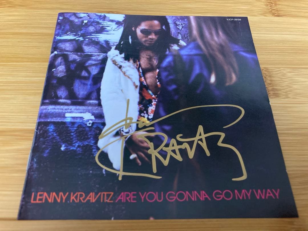レア　レニー クラヴィッツ　直筆　サイン　CD lenny kravitz