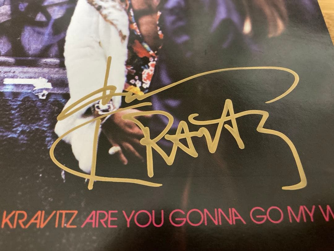 レア　レニー クラヴィッツ　直筆　サイン　CD lenny kravitz