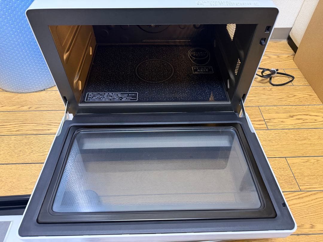 美品 シャープ 1000w 過熱水蒸気 スチーム オーブンレンジ 31L 2段