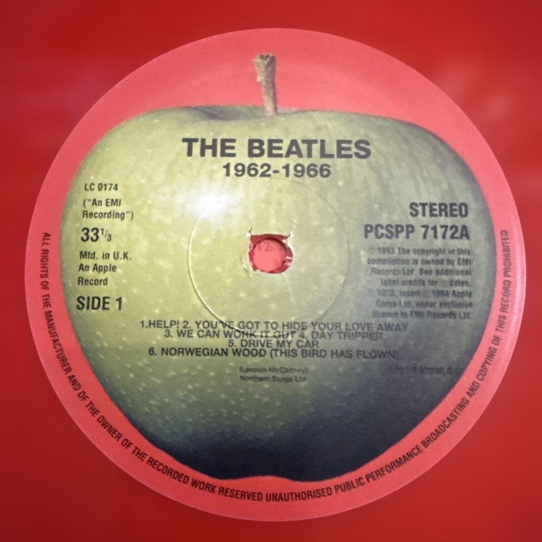 【LPレコード】ビートルズ 赤盤 青盤 限定盤