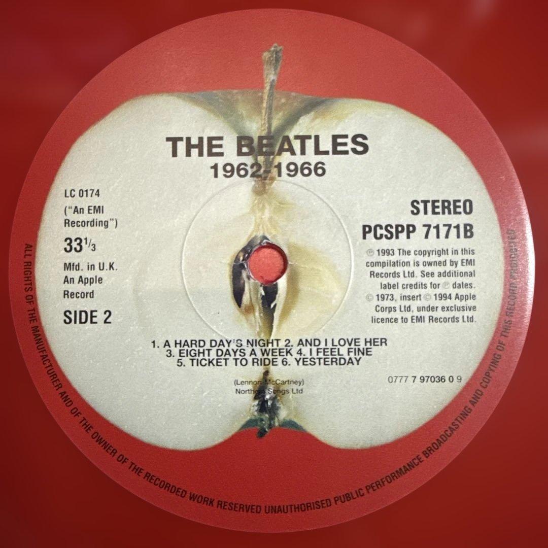 【LPレコード】ビートルズ 赤盤 青盤 限定盤