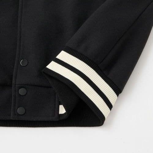 【タグ付き・未使用品L】ドジャース◎ワッペン刺繍◎メルトンスタジャン◎黒