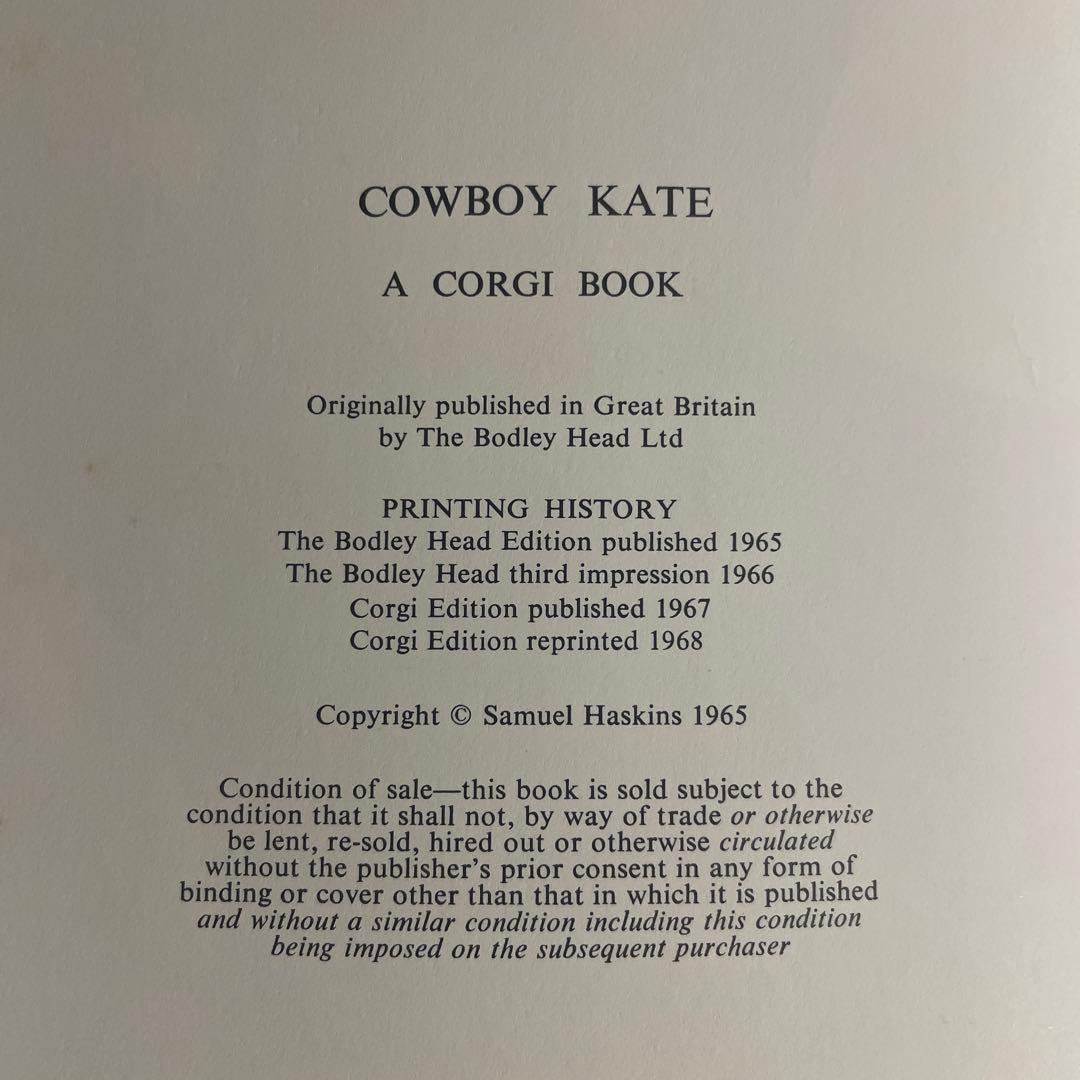 COWBOY KATE カウボーイケイト＆アザー・ストーリーズ サムハスキンス