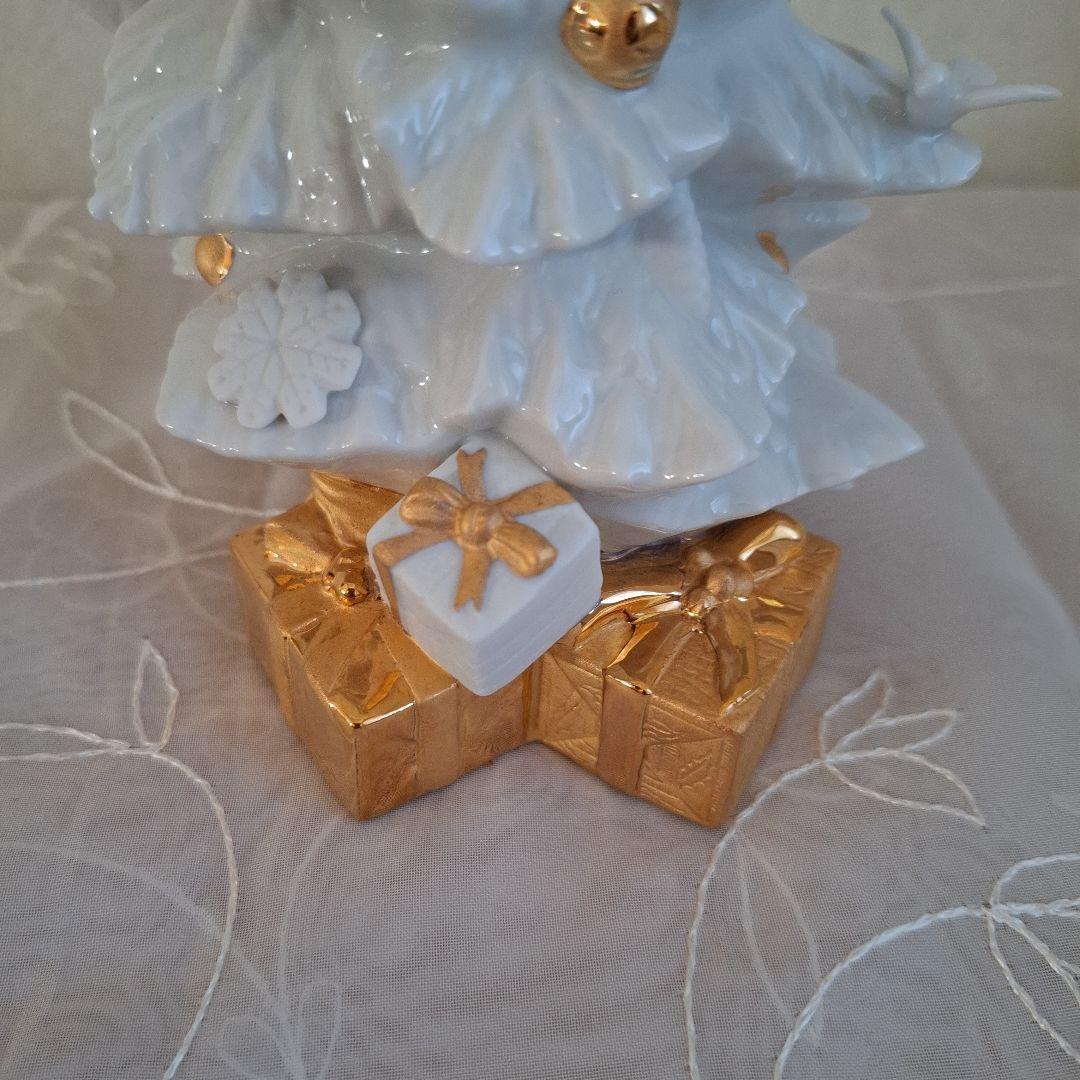 リヤドロ　クリスマスツリー　ホワイト