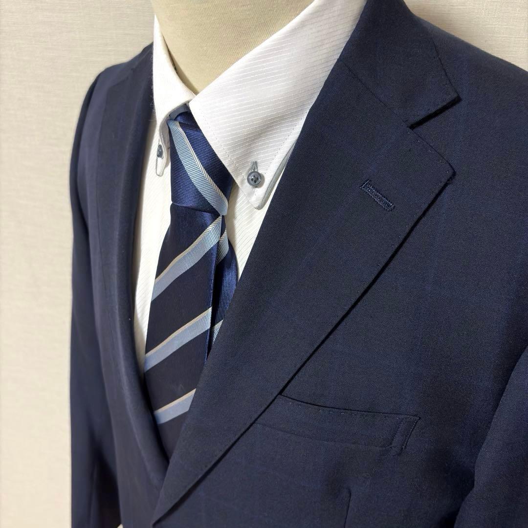 CORDURA スーツ セットアップ 上下 ネイビー BB6 ゆったり 大きい