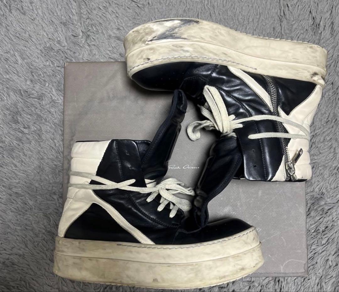 靴 RICK OWENS MEGA GEOBASKET