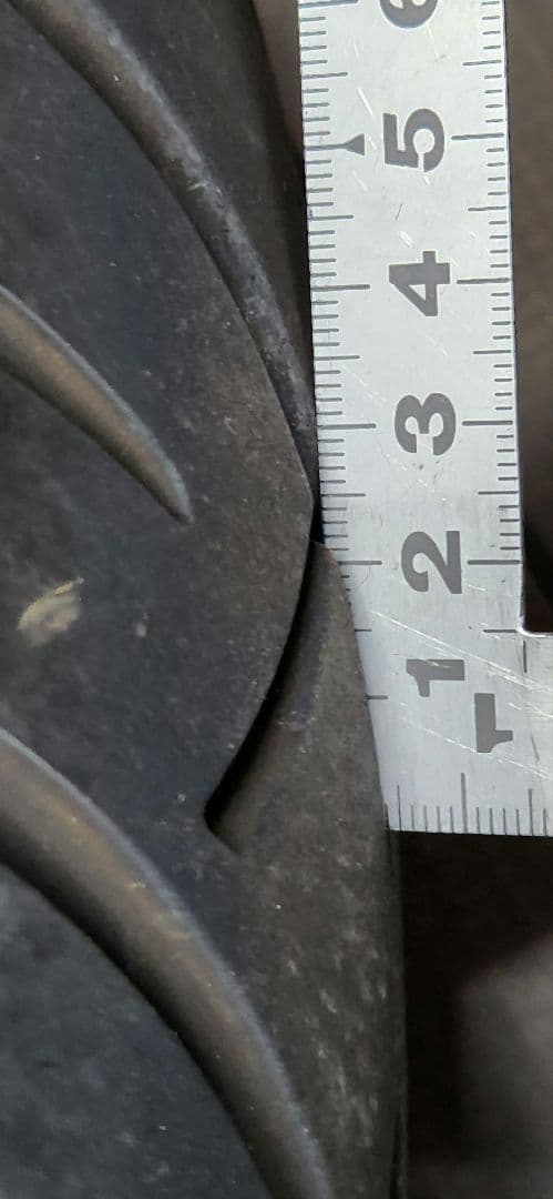 ハーレー　１９インチホイール　バリ山タイヤ付き　#無事故品