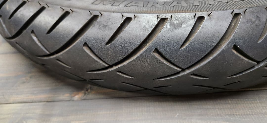 ハーレー　１９インチホイール　バリ山タイヤ付き　#無事故品