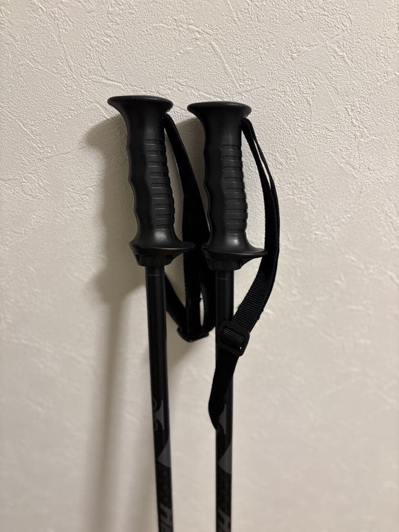 HART QUEST スキー 板 黒/黄色 ポールセット