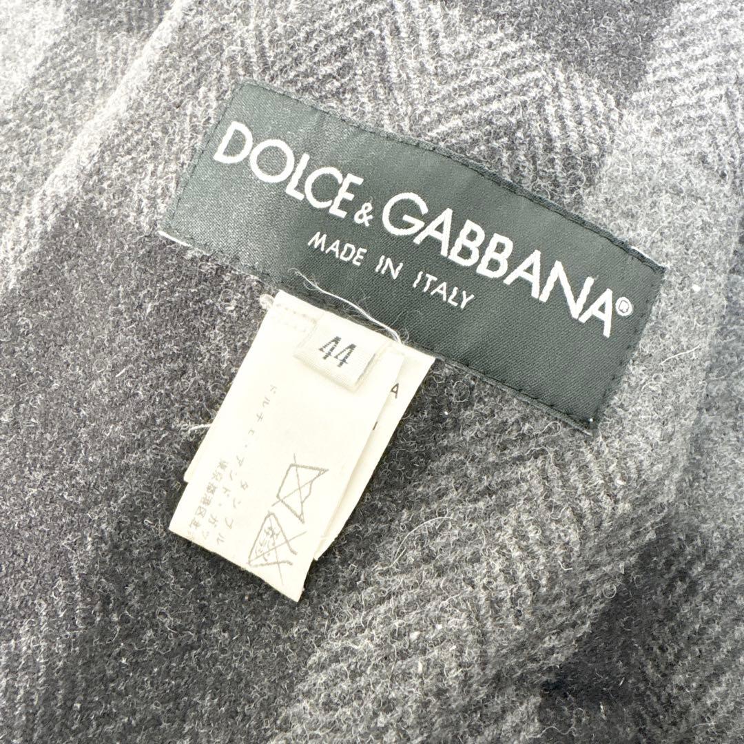 ☆美品☆ドルチェ＆ガッバーナ ピーコート チェック ダブルブレストS