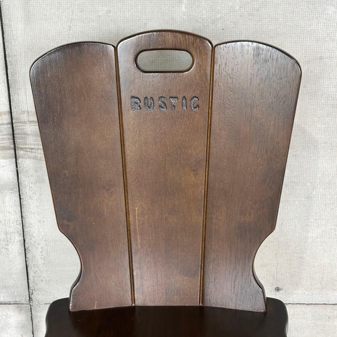 ✦karimoku✦ カリモク RUSTIC チェア／ニング 椅子／昭和レトロ