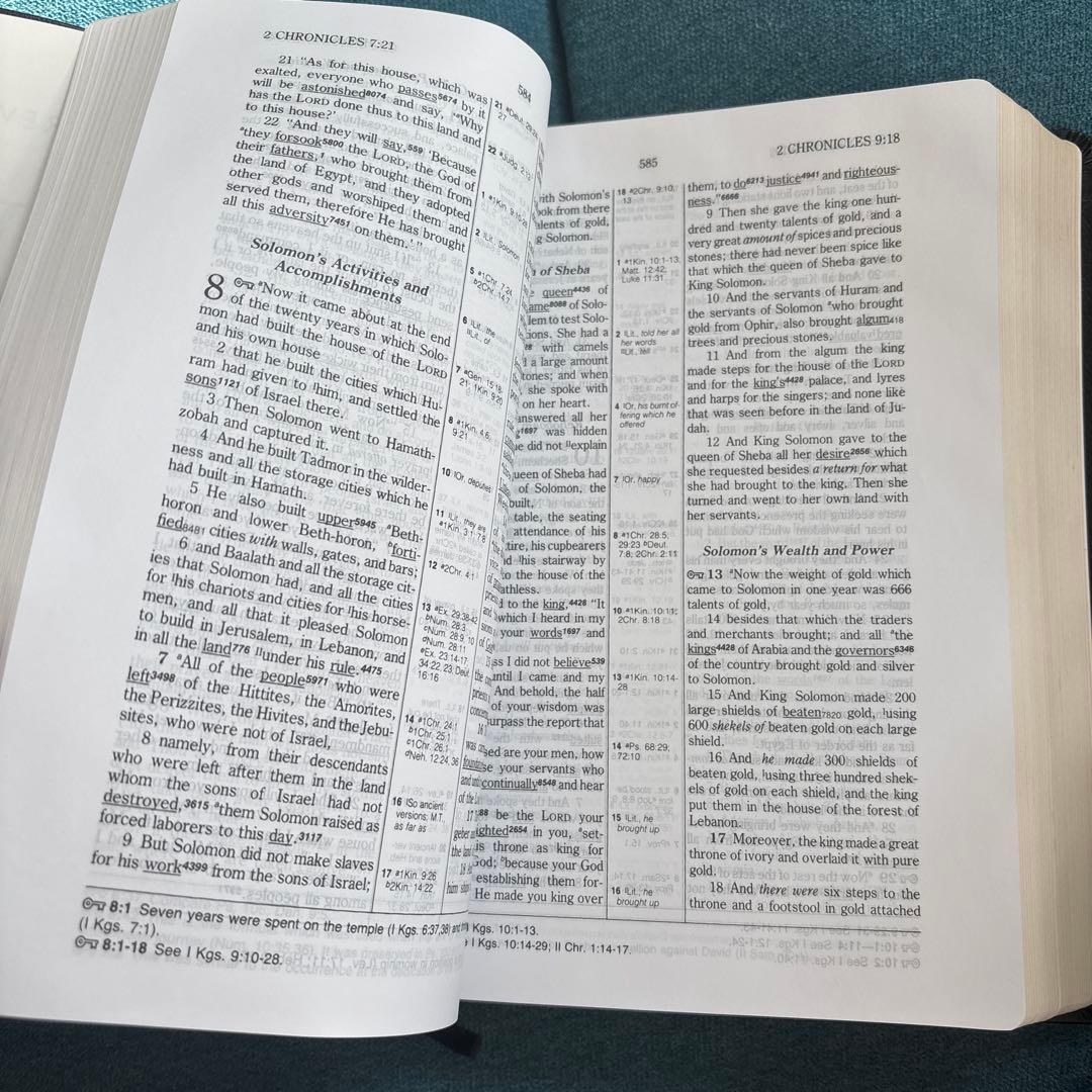 聖書Hebrew-Greek Key Word Study Bible