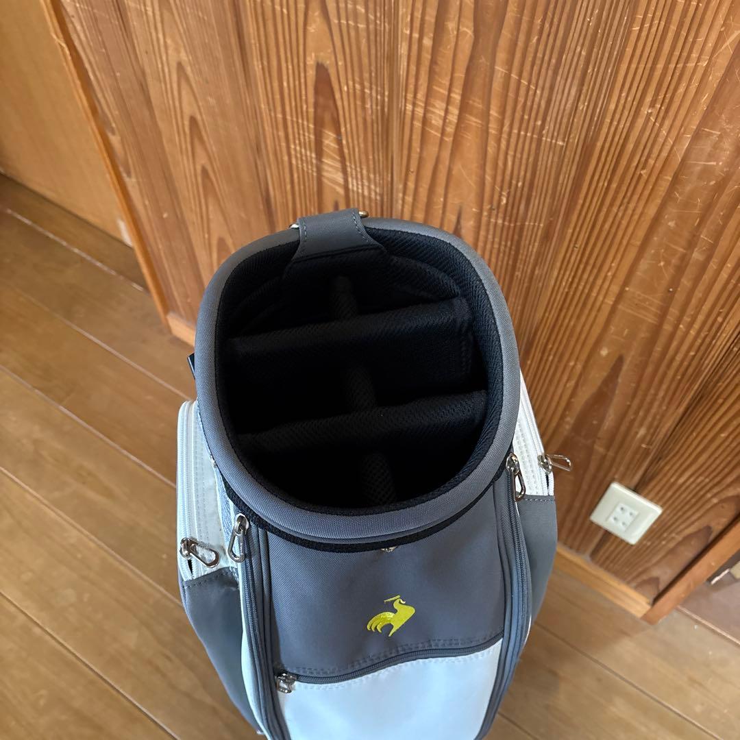 LE COQ SPORTIF キャディバッグ グレー・ホワイト