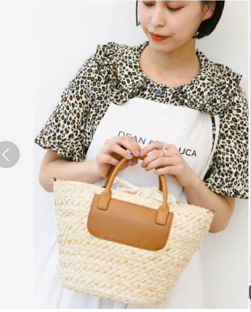 新品　DEAN & DELUCA BEAMSコラボ かごバッグ 保冷バッグ付き