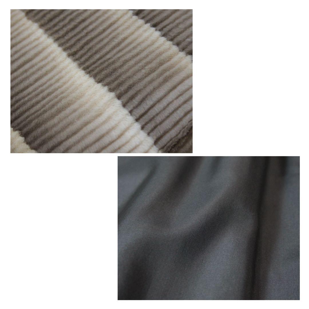 希少  CHIE ロイヤルチエ リバーシブル ファーコート ベージュ