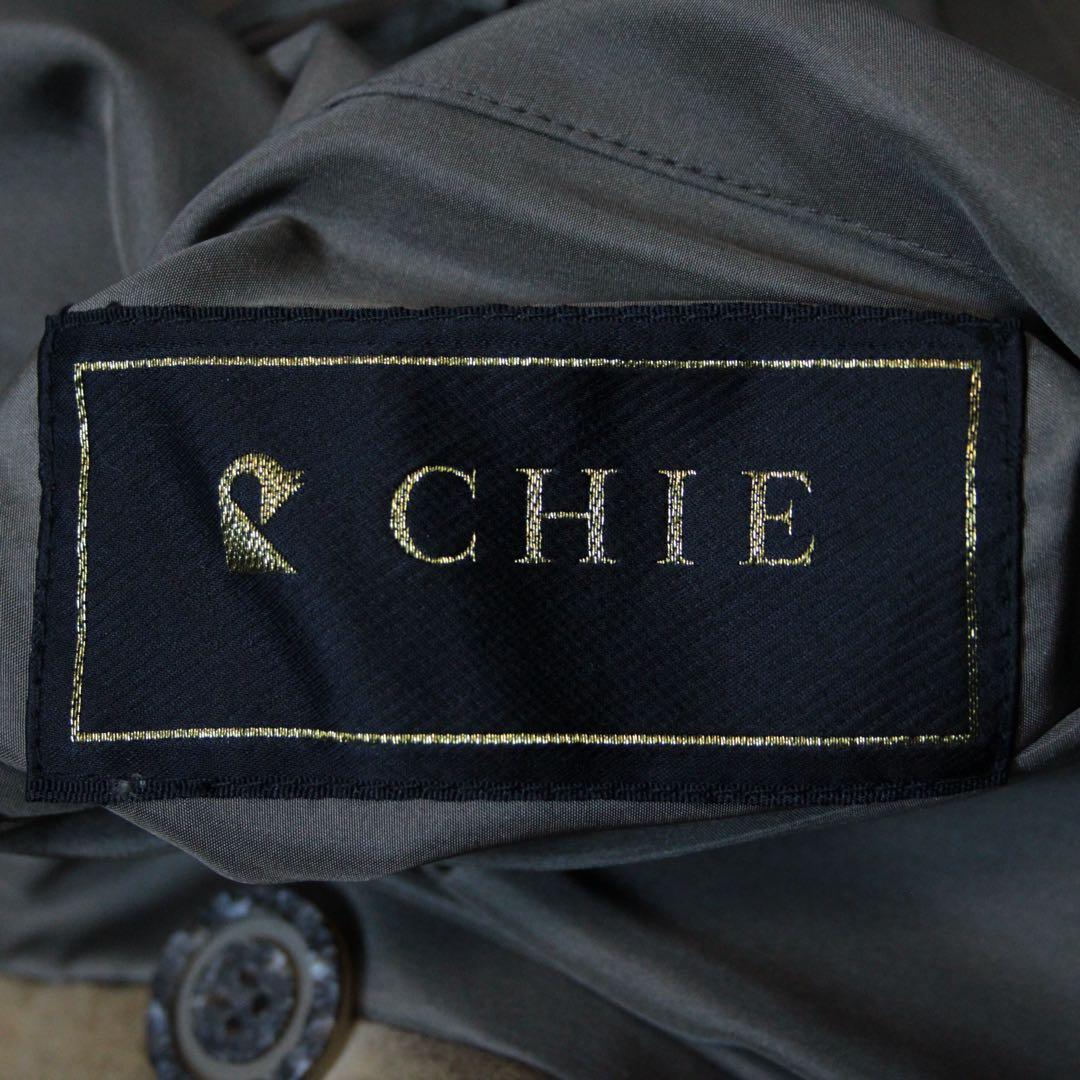 希少  CHIE ロイヤルチエ リバーシブル ファーコート ベージュ