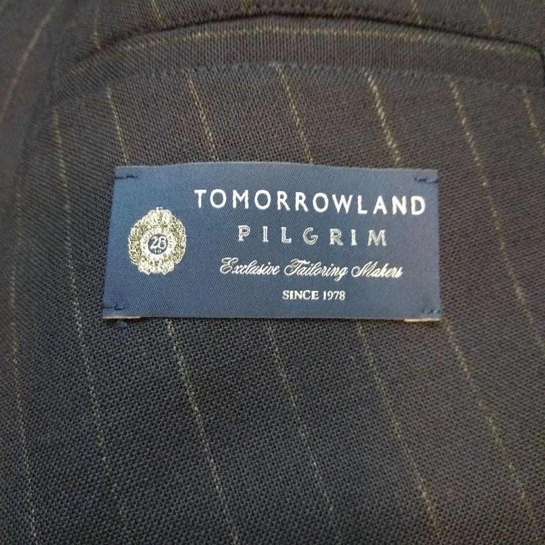 美品⭐トゥモローランド　ピルグリム　テーラードジャケット　ダブル　ネイビー　3L