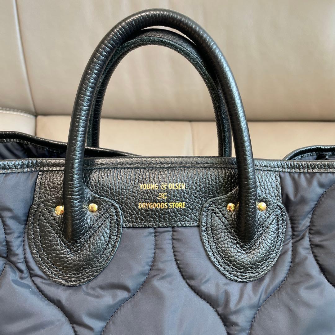 Young &Olsen キルティングトートバッグ ブラック【美品】