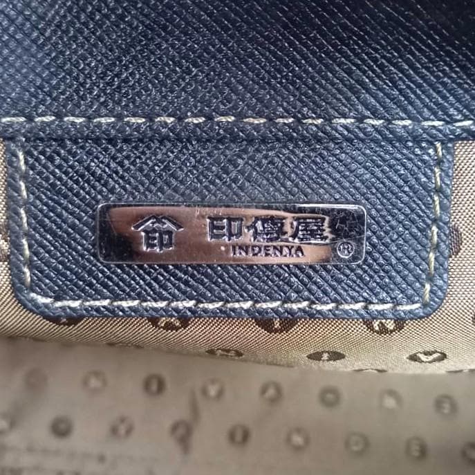 ✨未使用級✨ 印傳屋 プライデン ハンドバッグ トートバッグ 鹿革 漆 黒