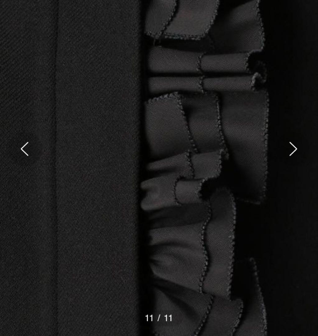 ドゥロワー Drawer ケヌキノーカラーフリルジャケット